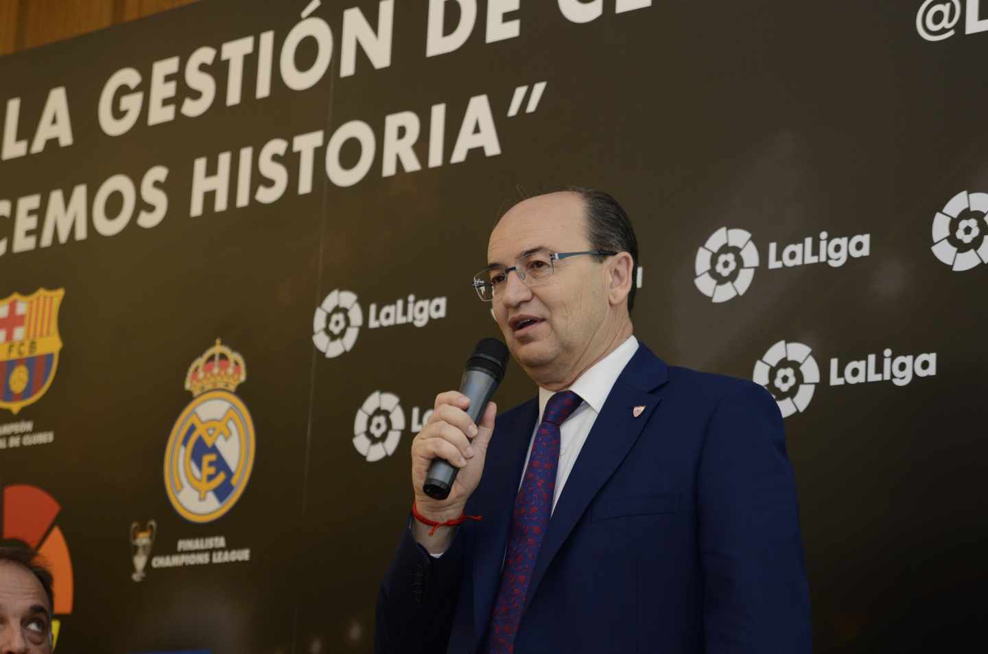 El presidente del Sevilla FC, José Castro.