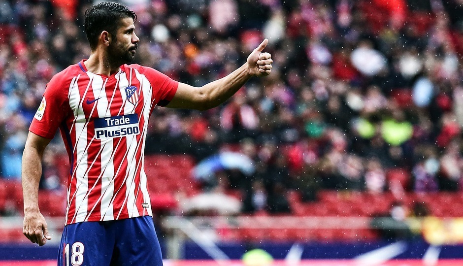 El jugador del Atlético de Madrid Diego Costa.