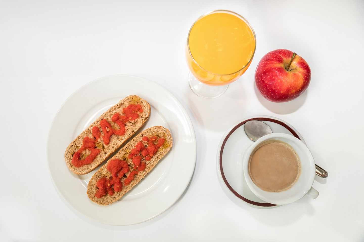 Tostadas veganas desayuno