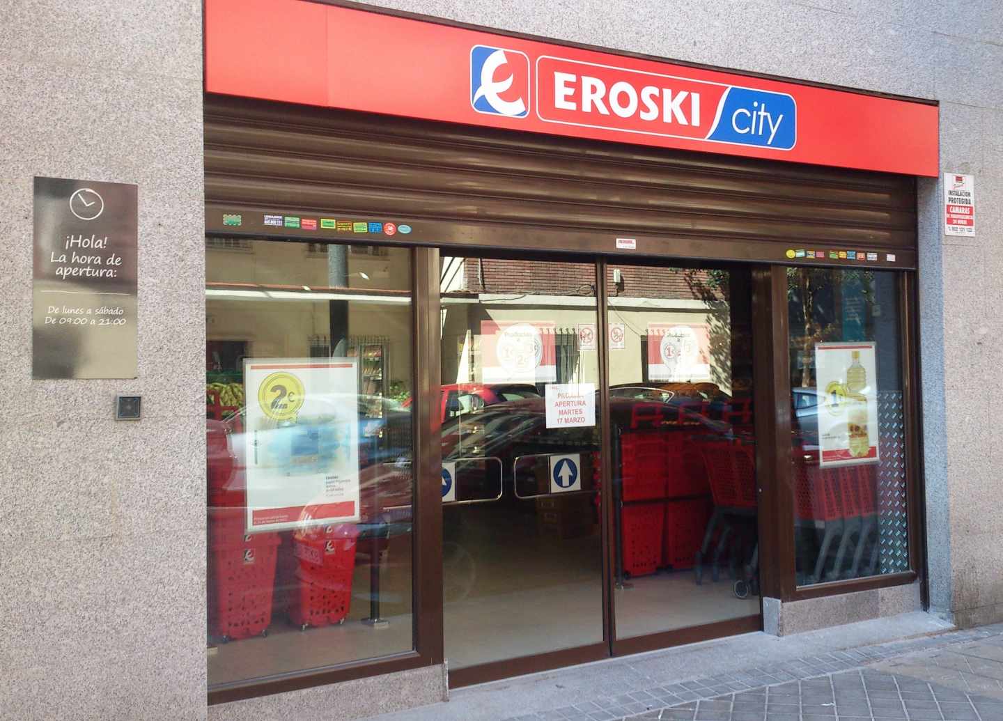 Tienda de Eroski en Madrid.