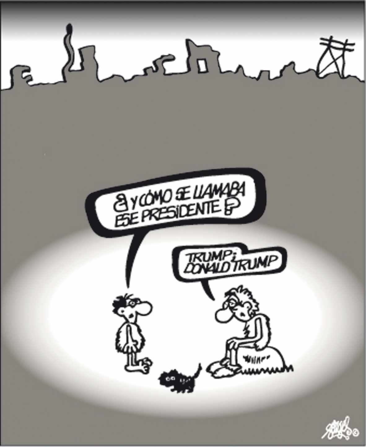 Viñeta de Forges en el salón del cómic 2017