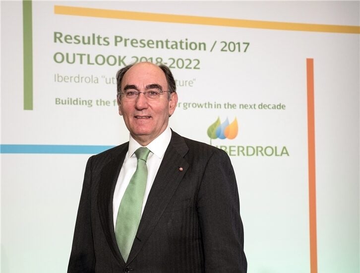 El presidente de Iberdrola, Ignacio Sánchez Galán.