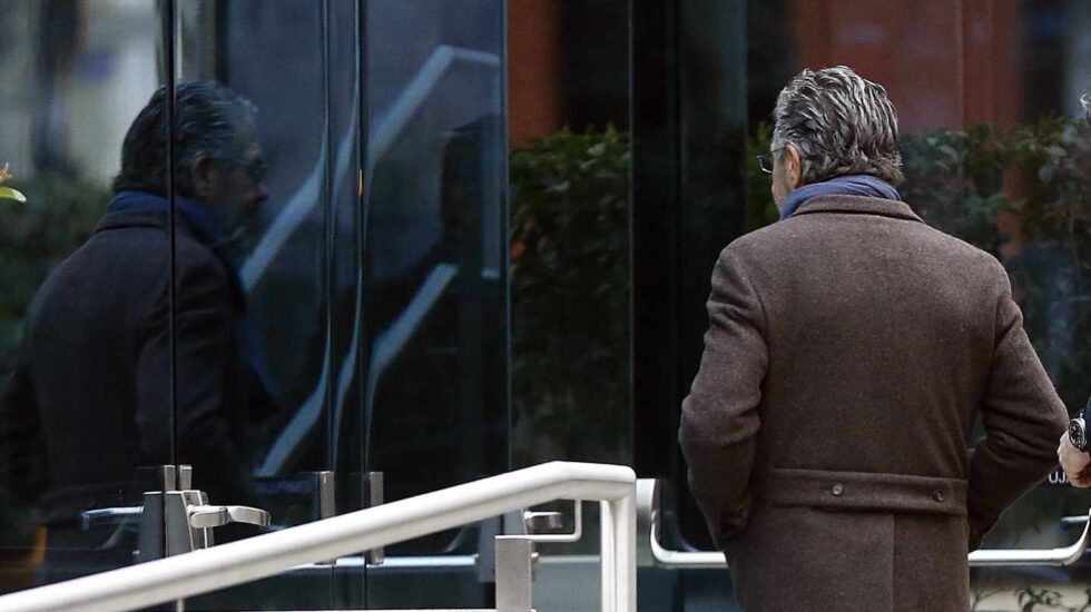 Francisco Granados, entrando a declarar en la Audiencia Nacional.