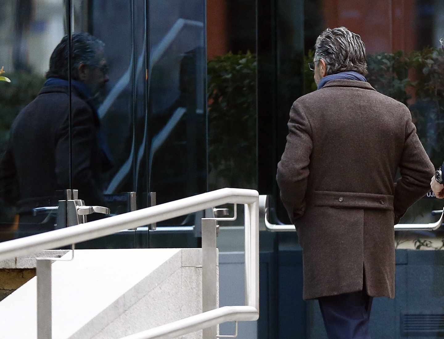 Francisco Granados, entrando a declarar en la Audiencia Nacional.