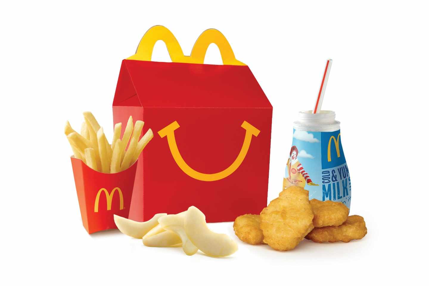 McDonalds anuncia que sus happy meals serán más saludables.