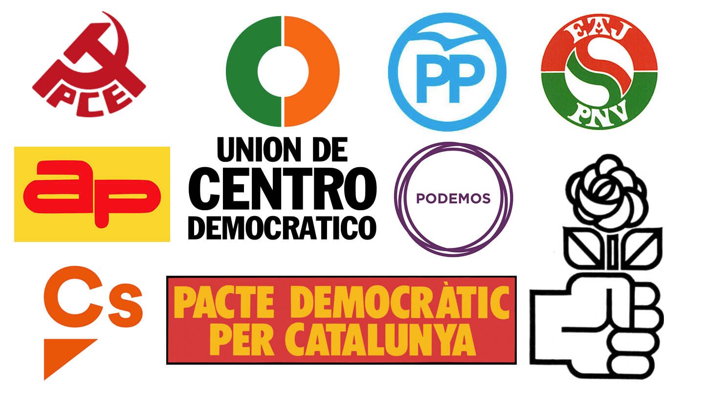 Así cambian los logos de los partidos