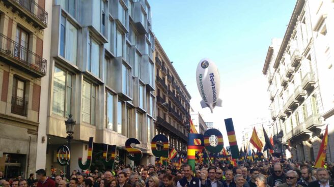 Manifestación en Madrid en demanda de la equiparación salarial de las fuerzas y cuerpos de seguridad del Estado.