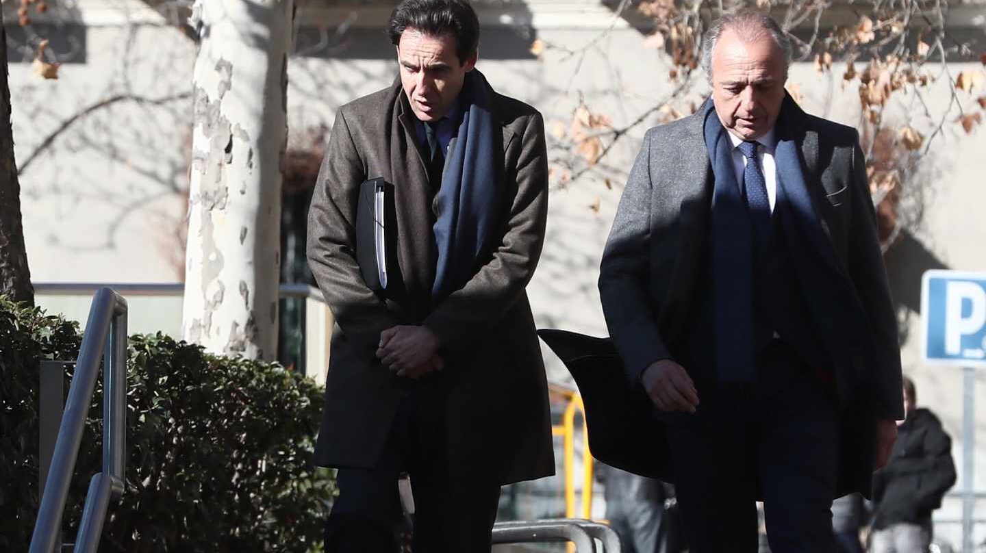 Javier López Madrid, llegando a la Audiencia Nacional en una de sus comparecencias.