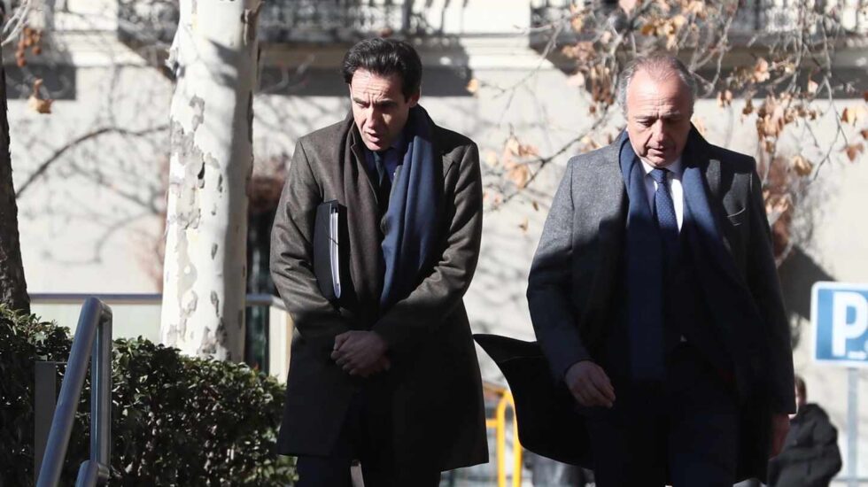 Javier López Madrid, llegando a la Audiencia Nacional en una de sus comparecencias.