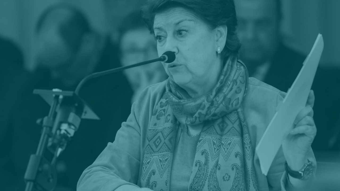 Magdalena Álvarez, durante su declaración en el juicio de los ERE.
