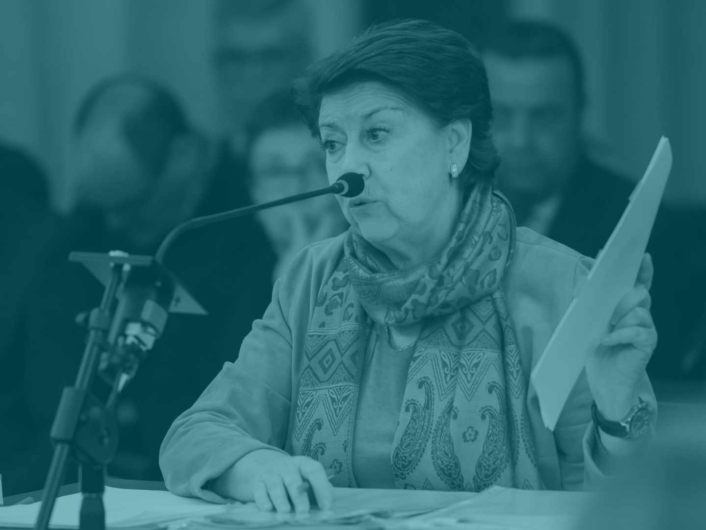 Magdalena Álvarez, durante su declaración en el juicio de los ERE.