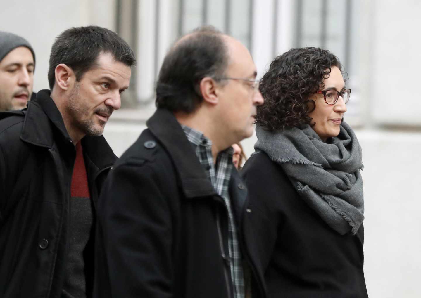 Marta Rovira llega a la sede del Tribunal Supremos para declarar como investigada por su participación en el proceso independentista de Cataluña.