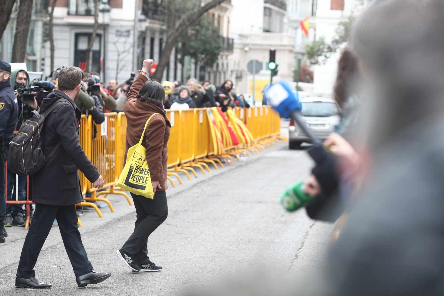 La diputada de la CUP Mireia Boya acude a declarar al Tribunal Supremo.