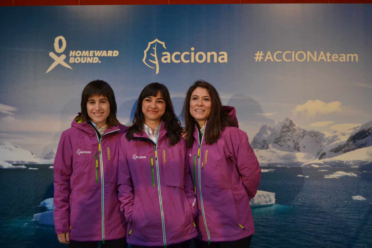 Uxúa López, Alicia Pérez Porro y Alexandra Dubini.