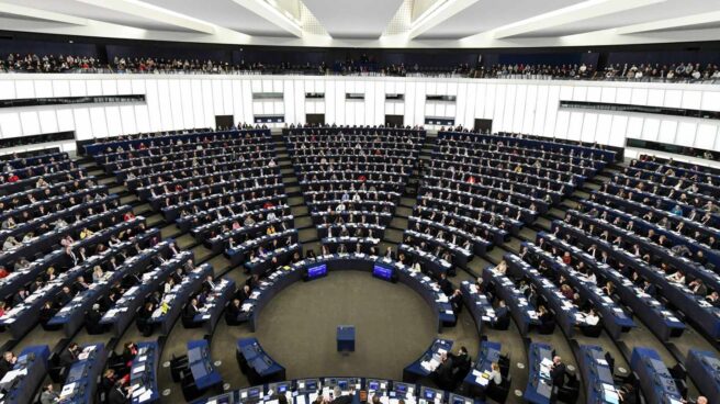 Vista panorámica del Parlamento Europeo.