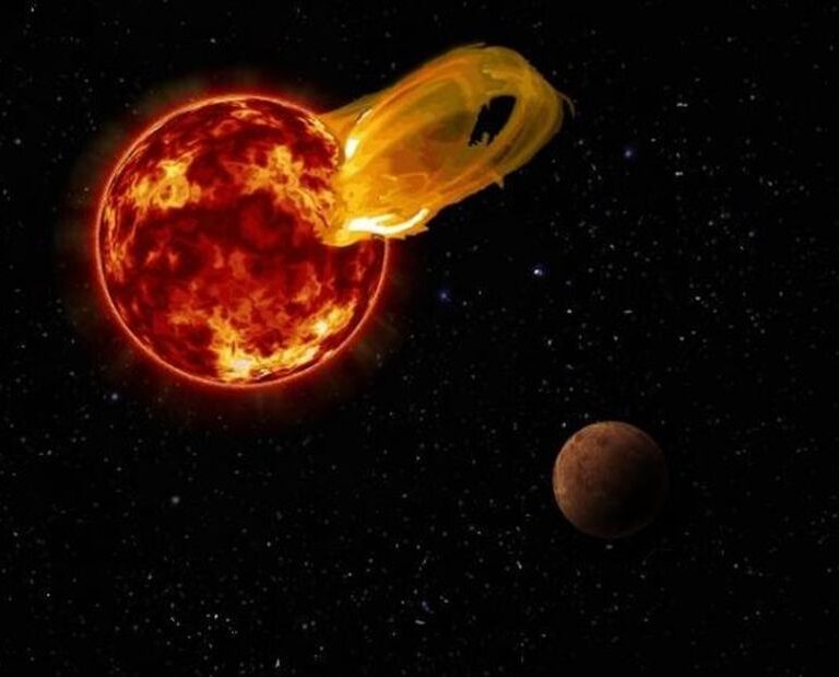 El planeta 'habitable' más próximo, arrasado por su estrella
