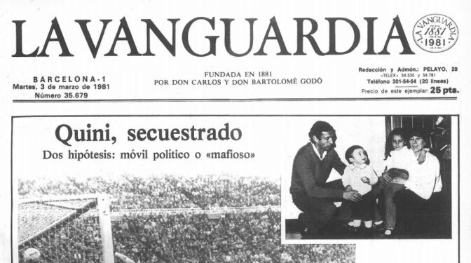 El día que Quini perdonó a su secuestrador: "Éste es mi teléfono, cuando quieras puedes llamarme"