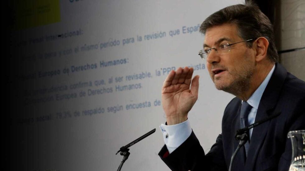 Rafael Catalá, ex ministro de Justicia.