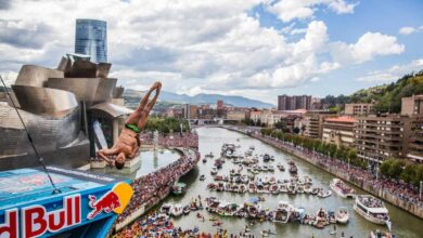 Saltos, pintxos y acrobacias a orillas del Guggenheim