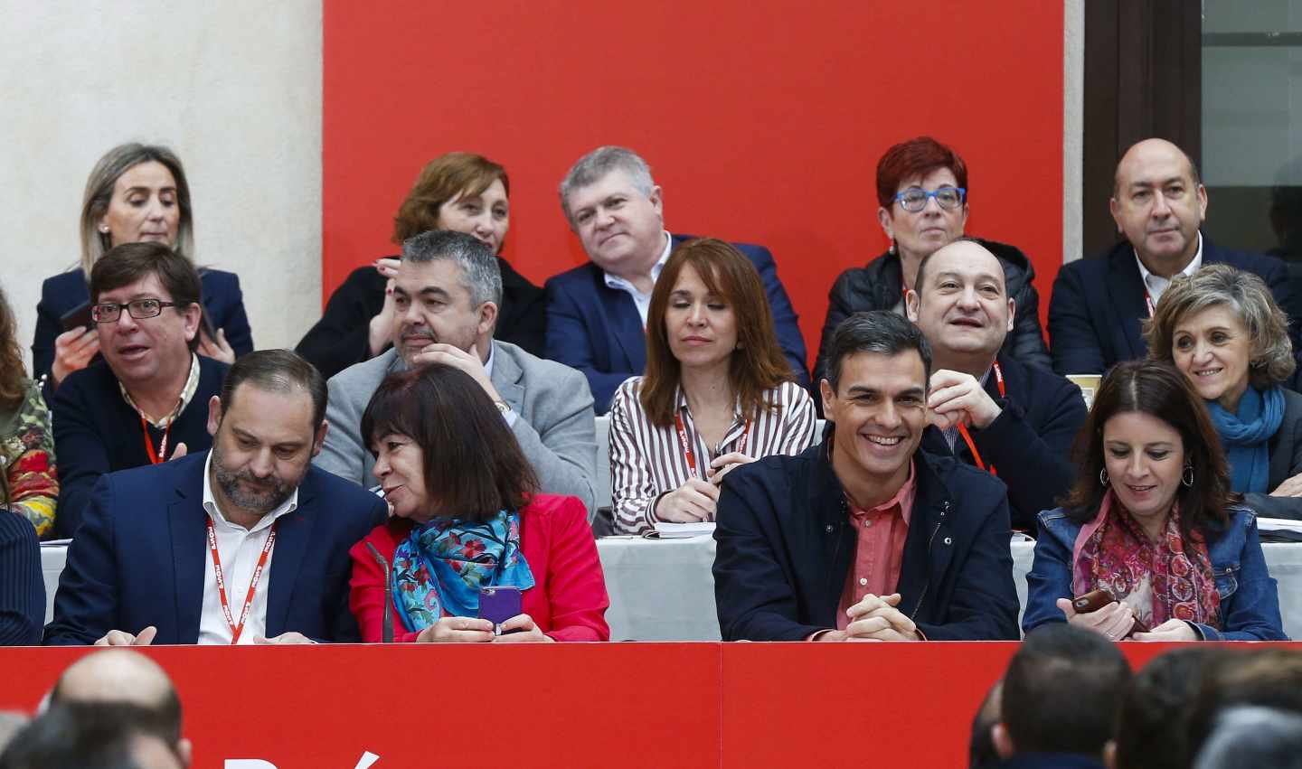 Pedro Sánchez, en el Comité Federal del PSOE en Aranjuez.