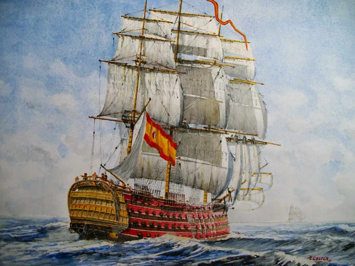 Origen bandera espanola catalana