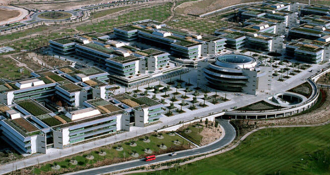 Ciudad Financiera del Santander en Boadilla del Monte (Madrid).