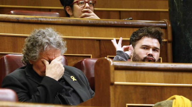 Joan Tardá y Gabriel Rufián.