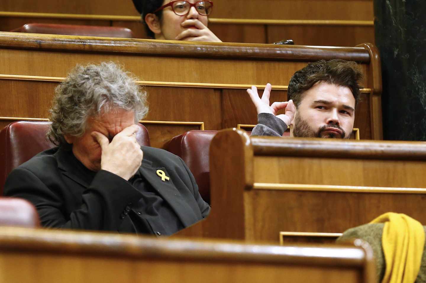 Joan Tardá y Gabriel Rufián.