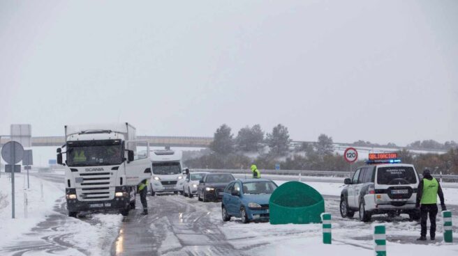 Temporal de nieve en España.