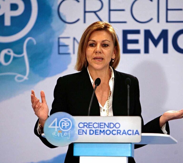 María Dolores de Cospedal: "La decisión sobre mi futuro sólo dependerá de mí misma"