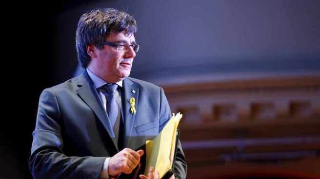 Carles Puigdemont, en Ginebra. Carles Puigdemont, en Ginebra.