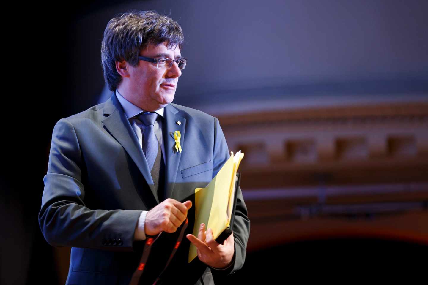 Carles Puigdemont, en Ginebra.