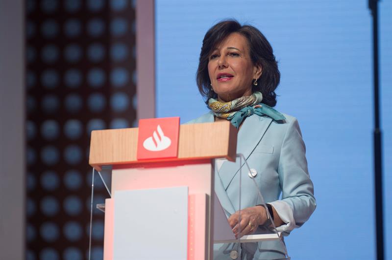 La presidenta del Banco Santander, Ana Botín.