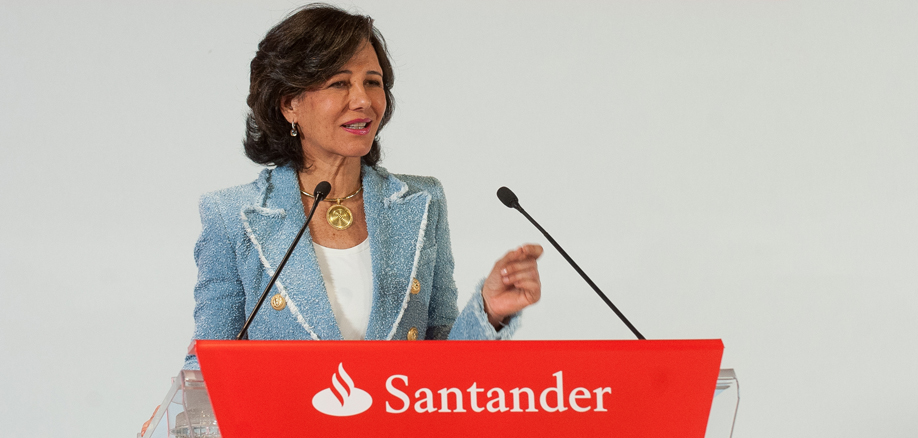 Ana Botín, presidenta de Santander.