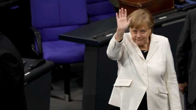 Angela Merkel-cuarto mandato-Alemania La canciller alemana, Angela Merkel, en el Parlaemento federal alemán.