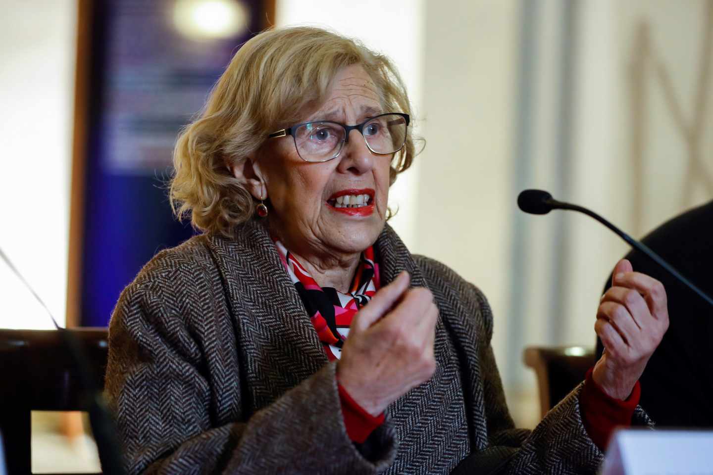 La alcaldesa de Madrid, Manuela Carmena.