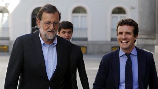 Mariano Rajoy y Pablo Casado