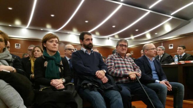 Ex altos cargos del PNV declaran ante el juez por el 'Caso de Miguel'.