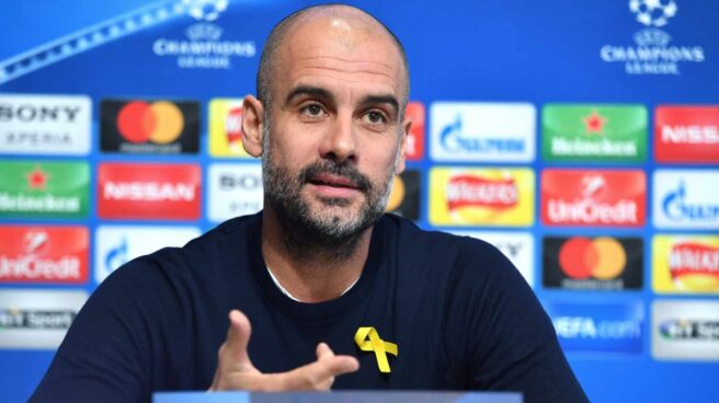 Guardiola compara el lazo amarillo independentista con el solidario contra el cáncer