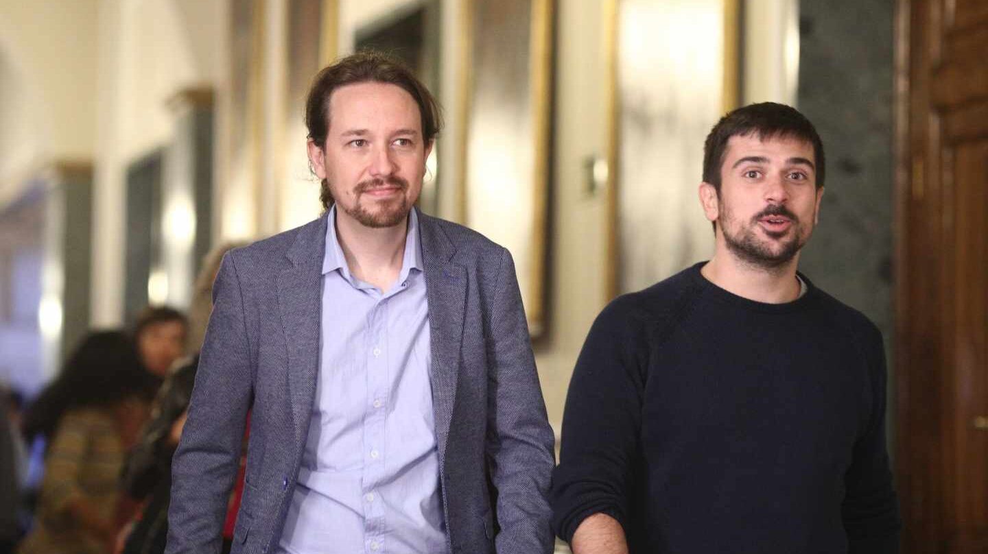 Pablo Iglesias y Ramón Espinar.