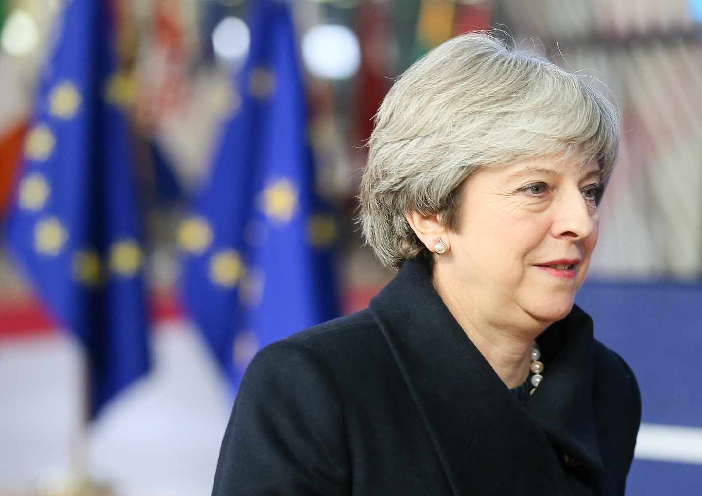 La primera ministra británica, Theresa May, en una comparecencia reciente.