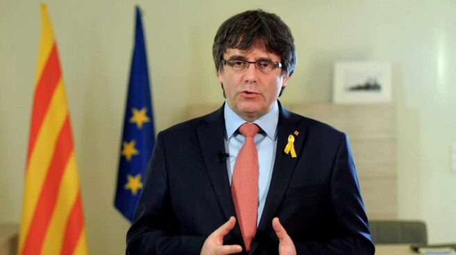 Imagen de un vídeo difundido a través de las redes sociales de Carles Puigdemont.