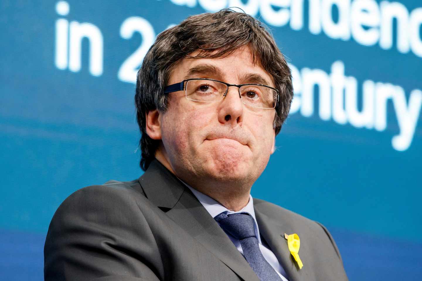 El expresidente de la Generalitat de Cataluña Carles Puigdemont participa en un debate sobre la cuestión de la independencia en Europa en el siglo XXI, en el Instituto de Altos Estudios Internacionales de Ginebra, Suiza