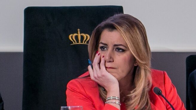 La presidenta de la Junta de Andalucía, Susana Díaz, en un acto público.