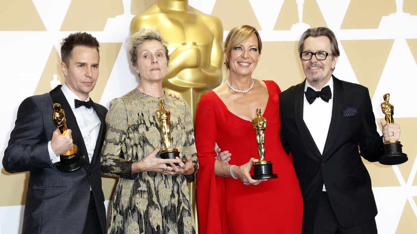 Sam Rockwell, Frances McDormand, Allison Janney y Gary Oldman