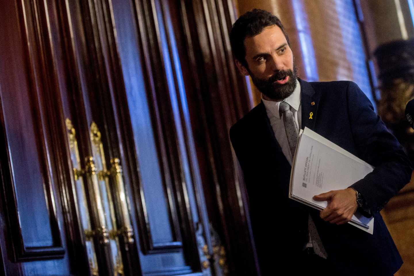 El presidente de la cámara catalana, Roger Torrent.