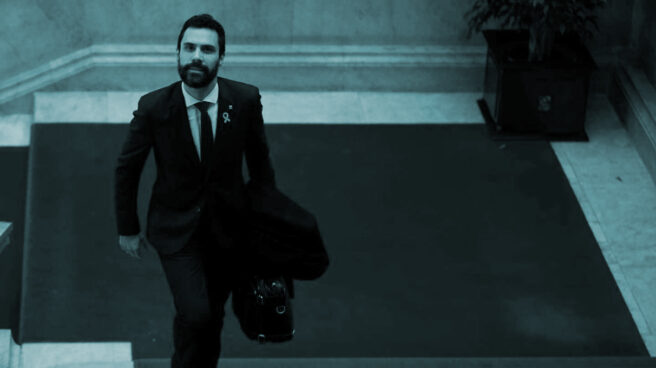 Roger Torrent, presidente del Parlament. Roger Torrent, presidente del Parlament.