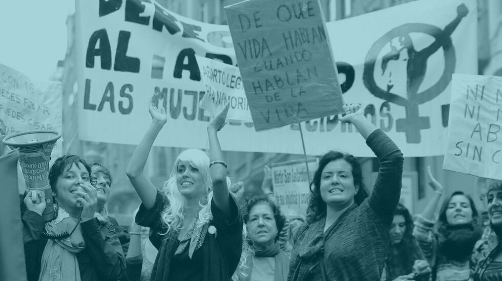 Imagen de los actos preparatorio de la huelga feminista 8-M