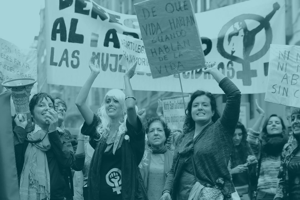 Imagen de los actos preparatorio de la huelga feminista 8-M