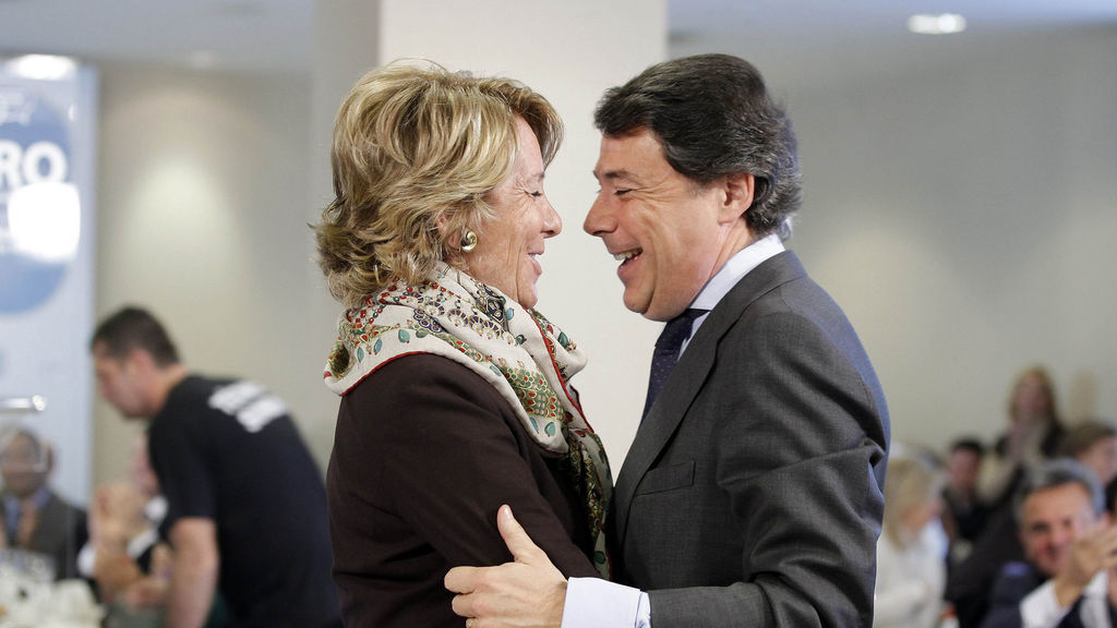 Esperanza Aguirre e Ignacio González en una imagen de archivo